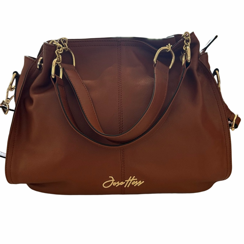 Jose Hess Danbury Mint Limited Edition Signature Brown Leather Hobo Bag - Picture 3 of 15